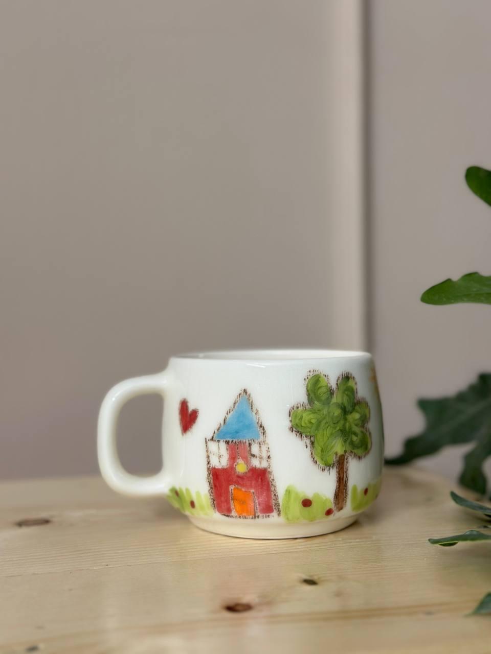 ماگ نقاشی کودک طرح 1