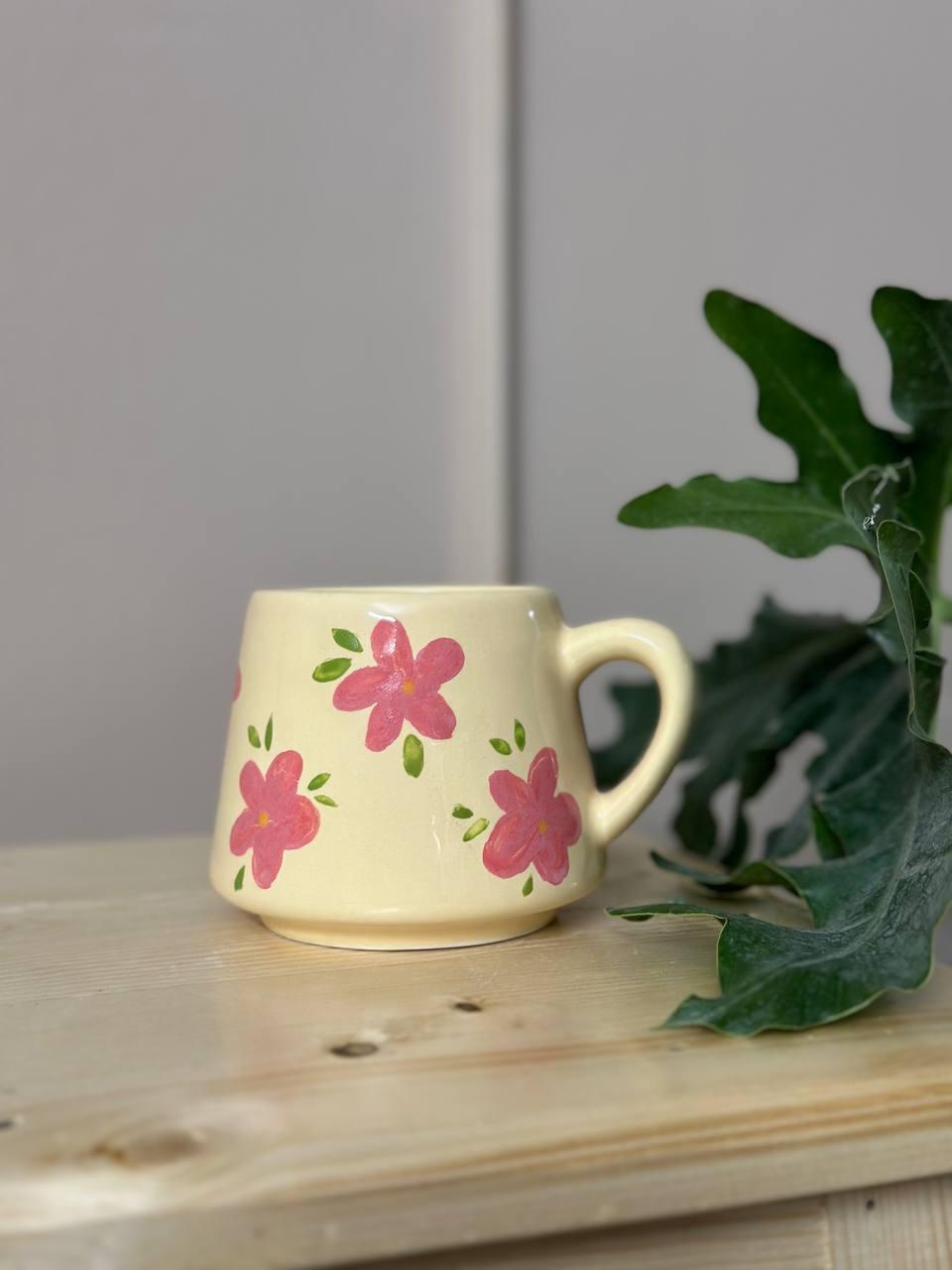 ماگ گل مینا