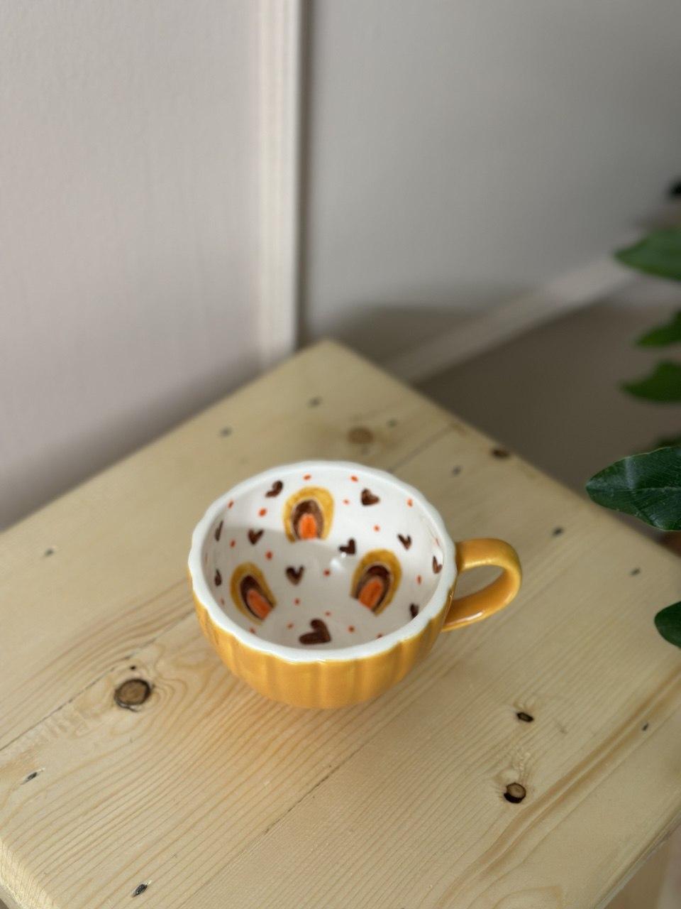 ماگ صدفی رنگین کمان