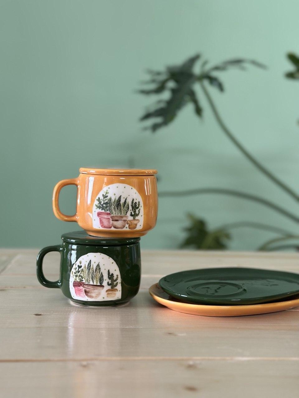 ماگ  سرامیکی گلدون