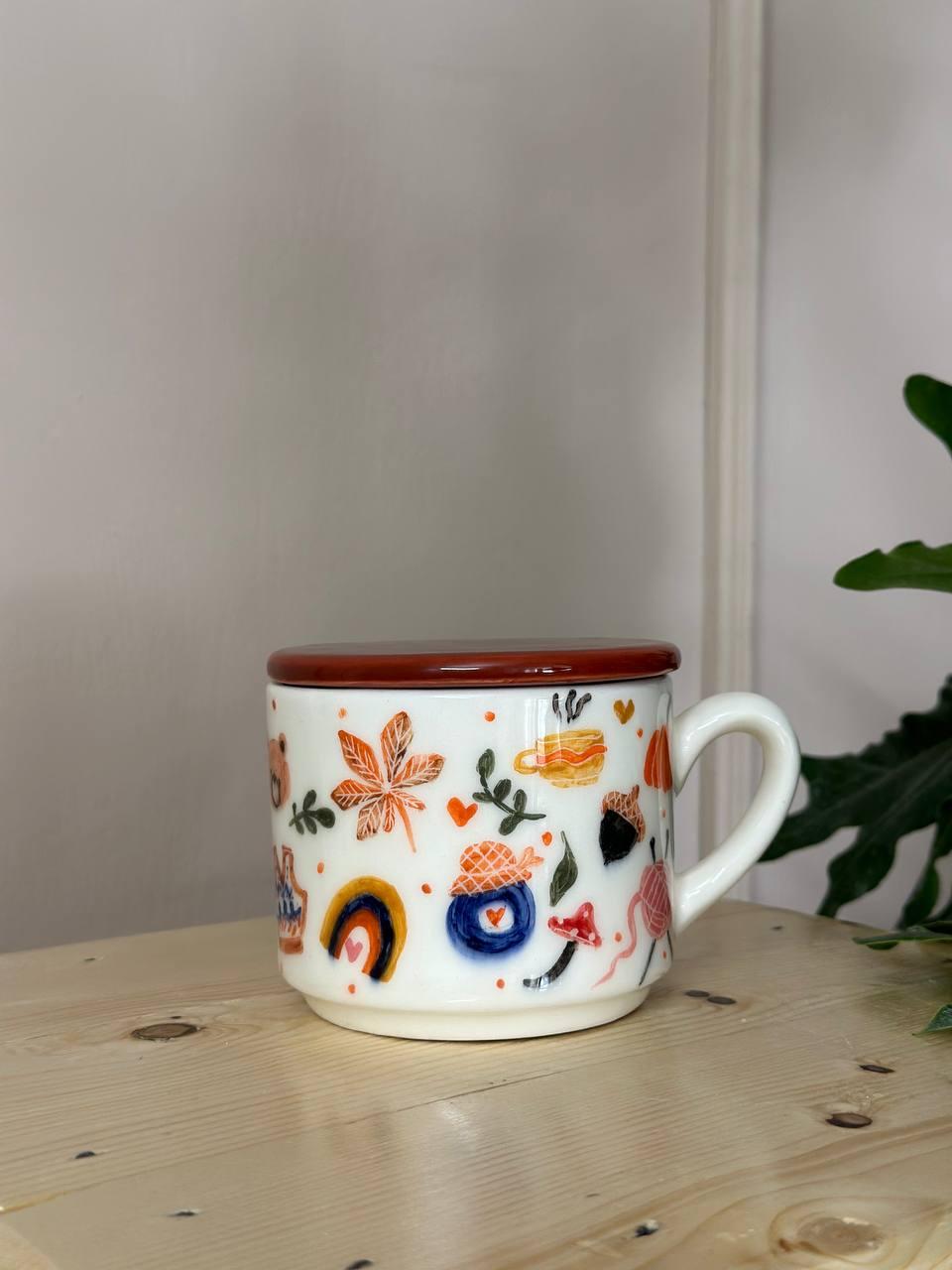 ماگ  سرامیکی پاییزی