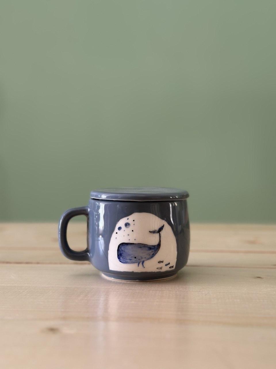 ماگ سرامیکی نهنگ عنبر