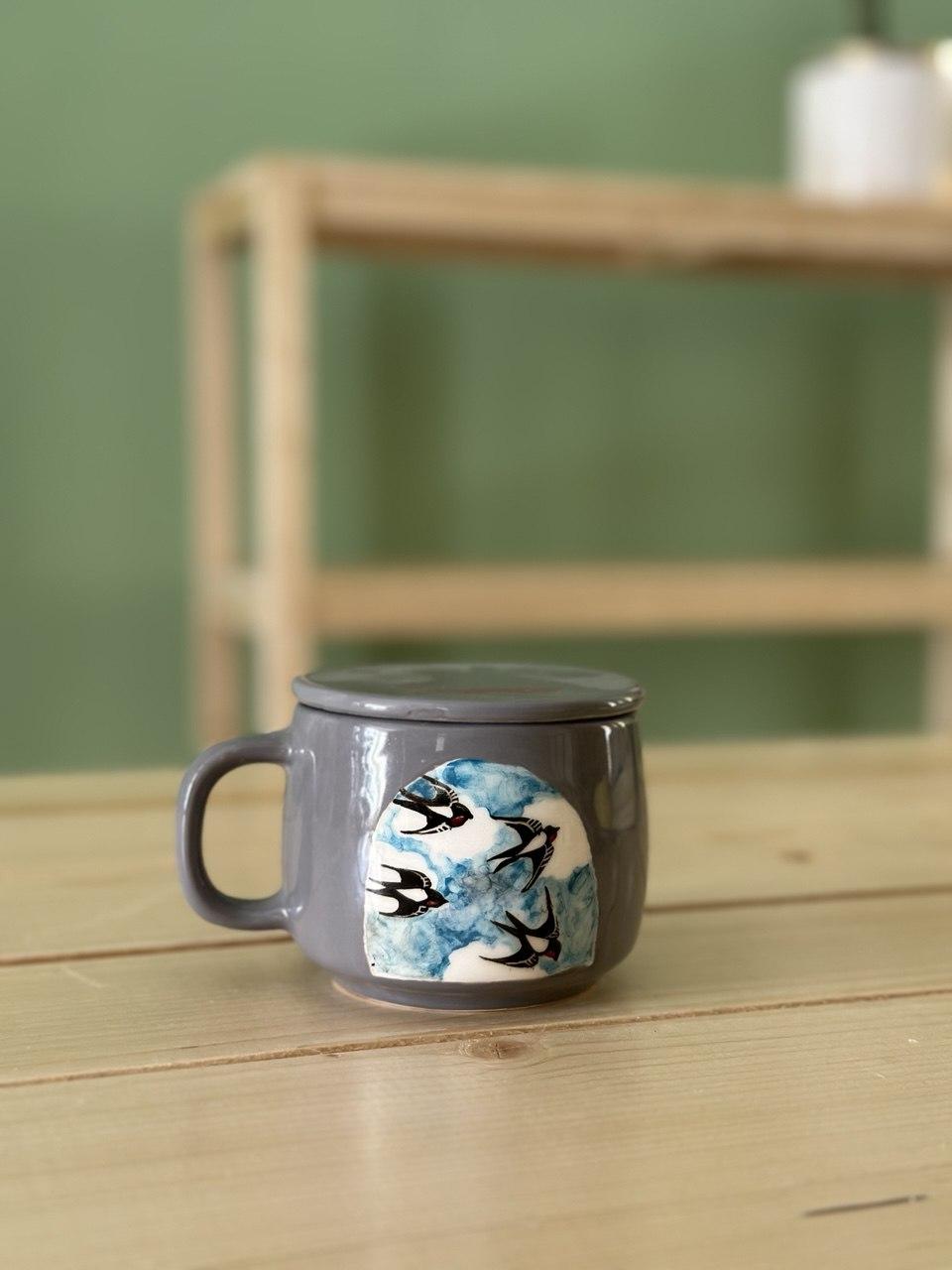 ماگ سرامیکی کوچ پرنده