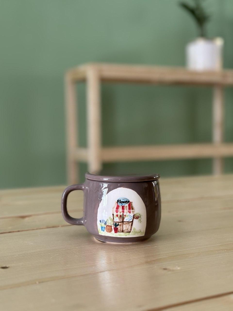 ماگ  سرامیکی گلفروشی