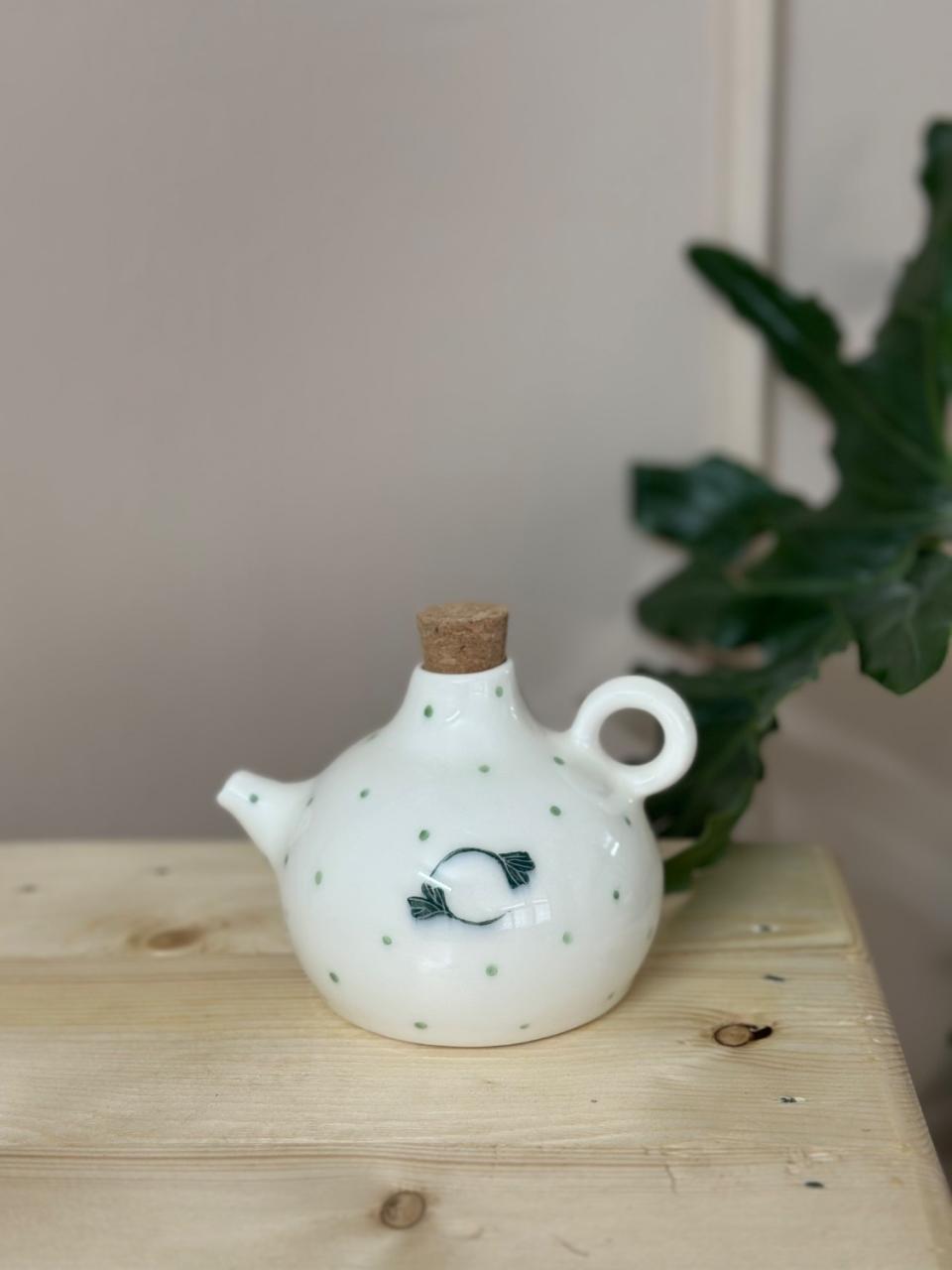 روغن‌ریز سرامیکی طرح گل ژینکو