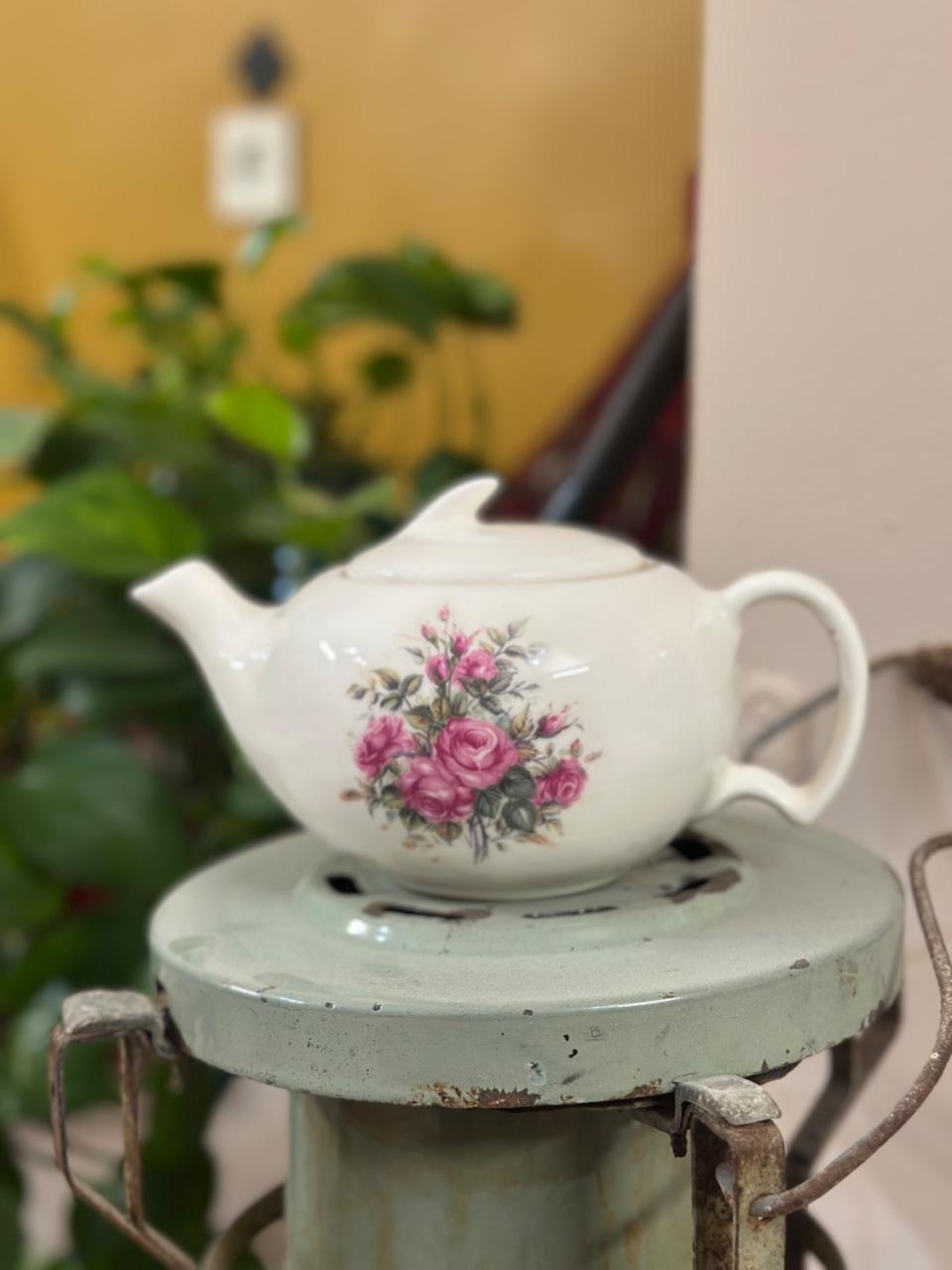 قوری سرامیکی گل رز